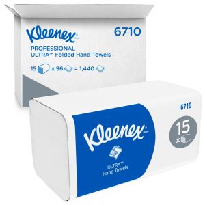KLEENEX® Ultra Super Suave T. Média 21,5 x 31,5 cm 3Fls 15 x 96 serv