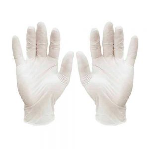 LUVAS DESCARTÁVEIS LATEX Sem pó Tamanho M/L 100 Unid
